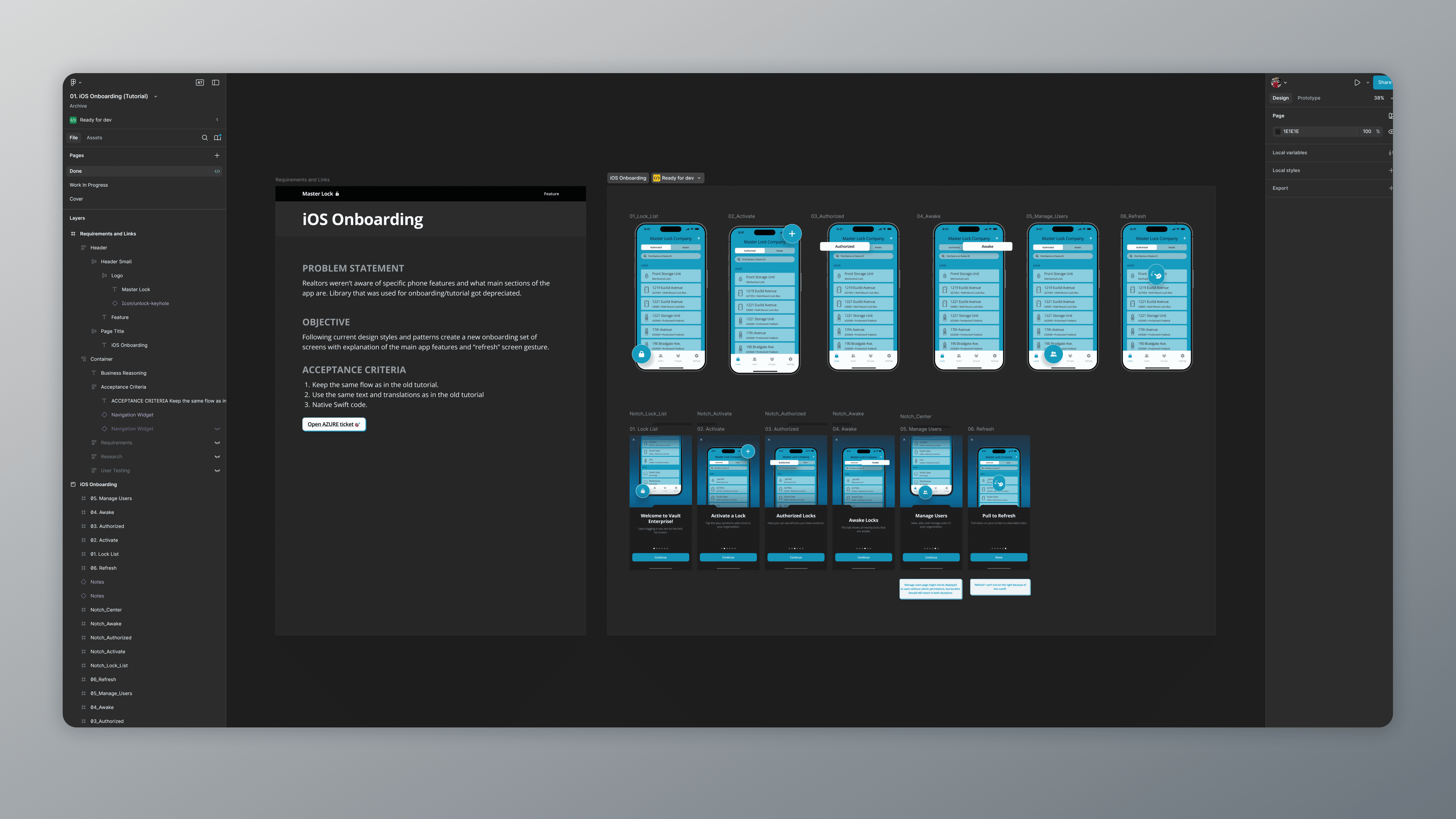 Final deliverable in Figma.