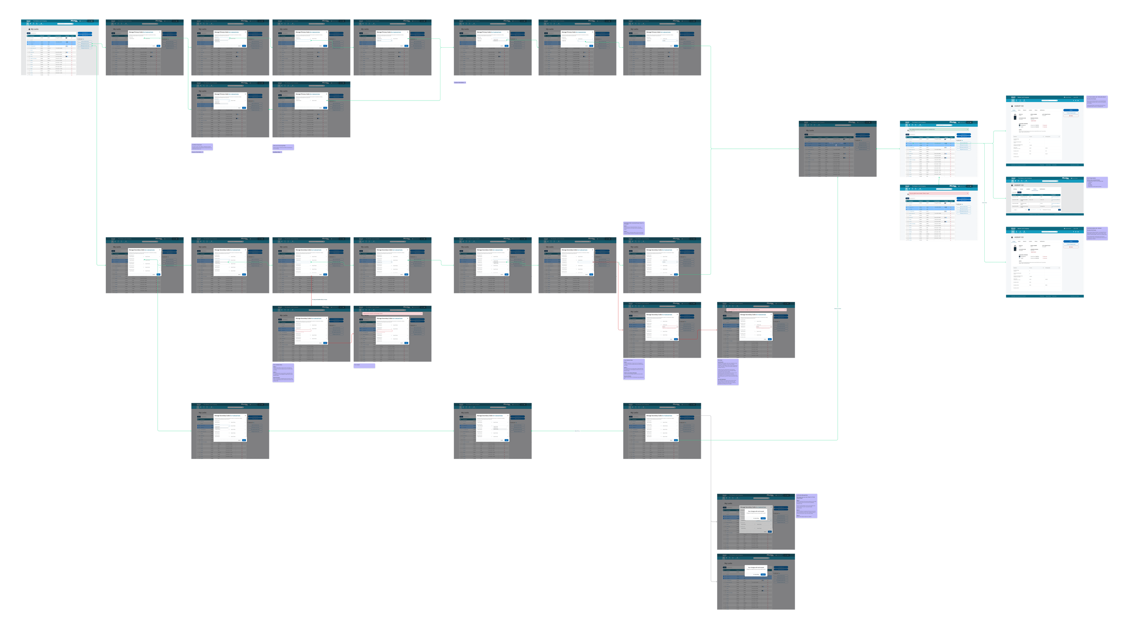 Fulluser flow of all screens on how to change primary and secondary codes in bulk.